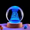 3D Кристальный шар с Буддой Майтрейей, USB Ночник