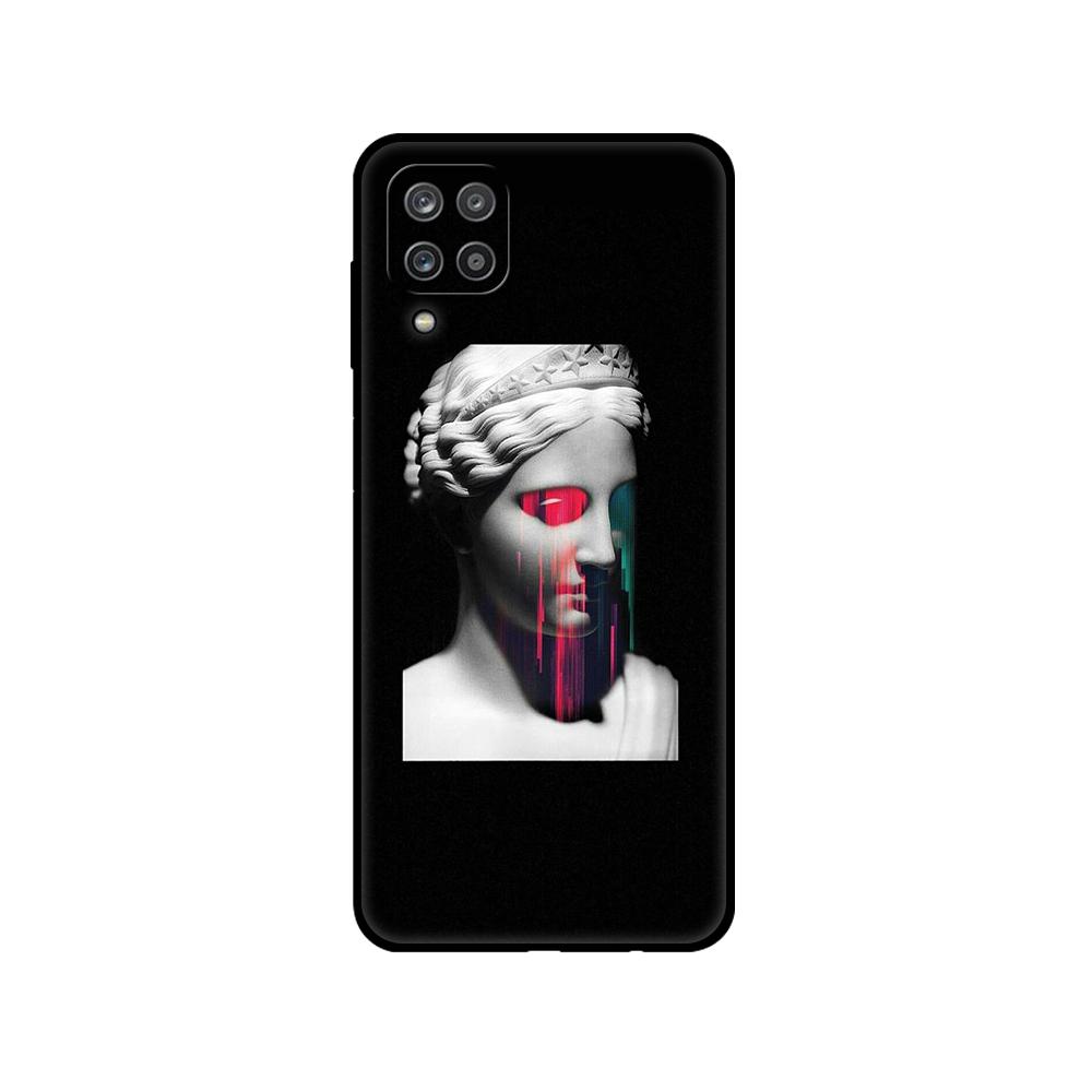 Мягкий силиконовый чехол для Samsung A12, чехол для телефона Samsung Galaxy A12, GalaxyA12 A 12 SM-A125F a125, бампер 6,5 дюйма; черный чехол из ТПУ