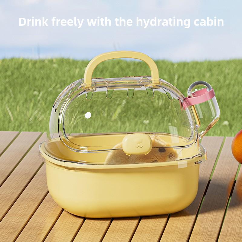 Переносная сумка-переноска для хомяков и мелких домашних животных - панорамная клетка для переноски сахарных поссумов, белок и хомяков