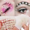 Стразы для лица Драгоценности Алмазные глаза Макияж Искусство Подводка для глаз Блестящие наклейки для украшений для лица Временная татуировка Партия Инструменты для макияжа тела