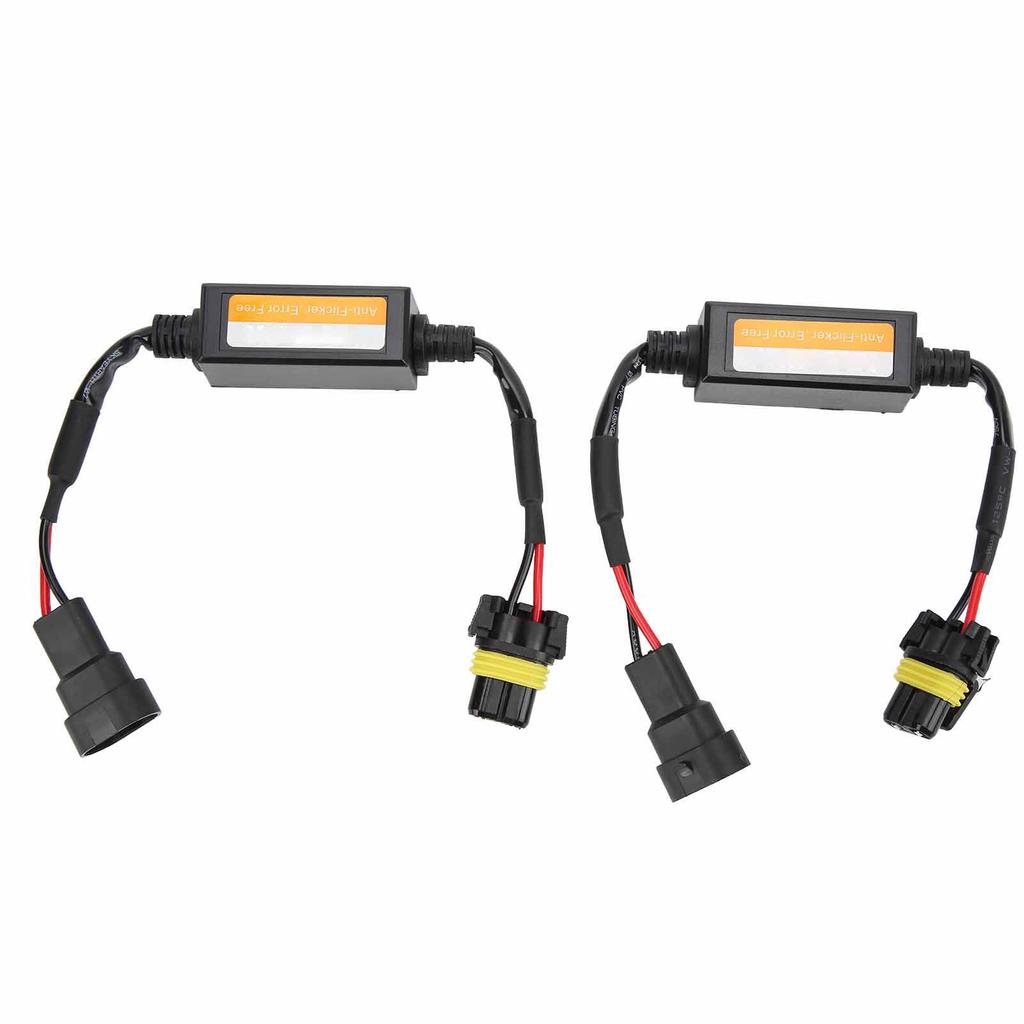 2PCS 9005 9006 90012 LED Headlight Decoder Anti Flicker Error Free Plug and Play Compact