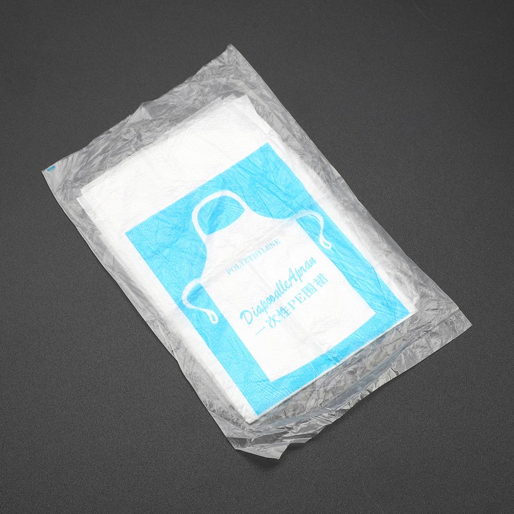 25шт одноразовый водостойкий многофункциональный кухонный фартук для мужчин и женщин (для взрослых)