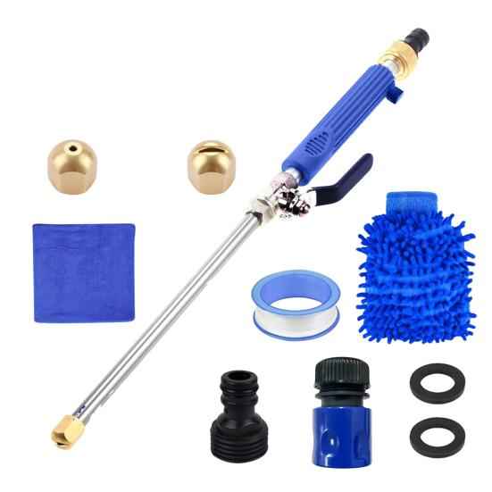 Мойка высокого давления Регулируемая герметичная конструкция Быстроразъемное соединение Нескользящая ручка Струйная насадка Мойка высокого давления с 2 сменными насадками