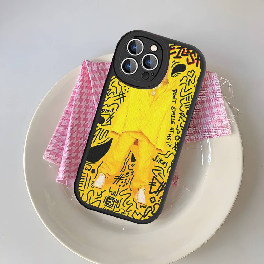Чехол для телефона SINGER LUNCH B-BILLIES Для IPhone 16 15 14 13 12 11 Pro Max Plus 16E Мягкая кожаная крышка