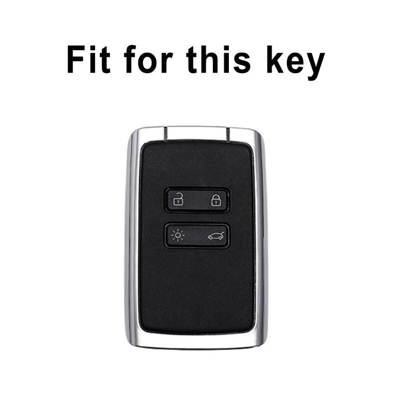 TPU Car Key Cover Case Shell Fob for Renault Captur Megane Talisman Espace Clio Zoe Koleos Scenic 4 Arkana Dacia Sandero Card