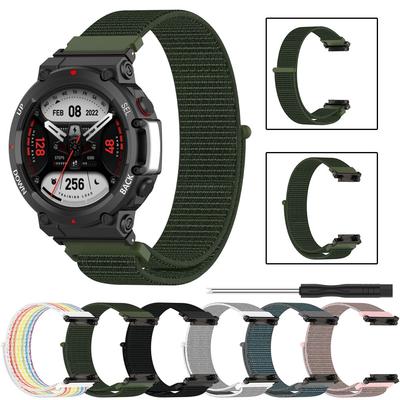 Для Huami Amazfit T-REX 2 Нейлоновый ремешок-петля Ремешок для смарт-часов Женский Мужской Браслет Для Amazfit T-Rex-Rex2 Браслеты Correa