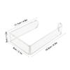 Acrylic Toilet Paper Holder Transparent Towel Storage Rack Durable Tissue Holder  Home Office