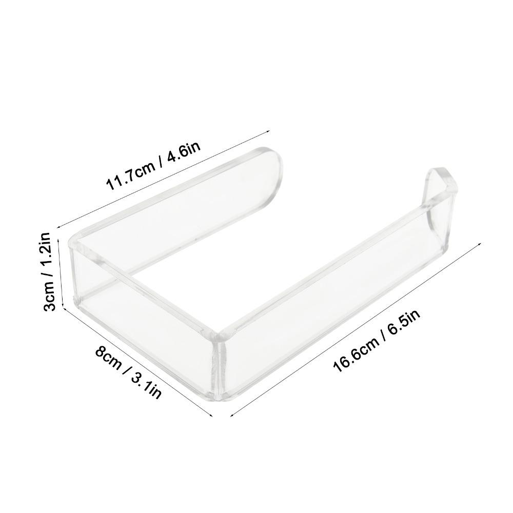 Acrylic Toilet Paper Holder Transparent Towel Storage Rack Durable Tissue Holder Home Office