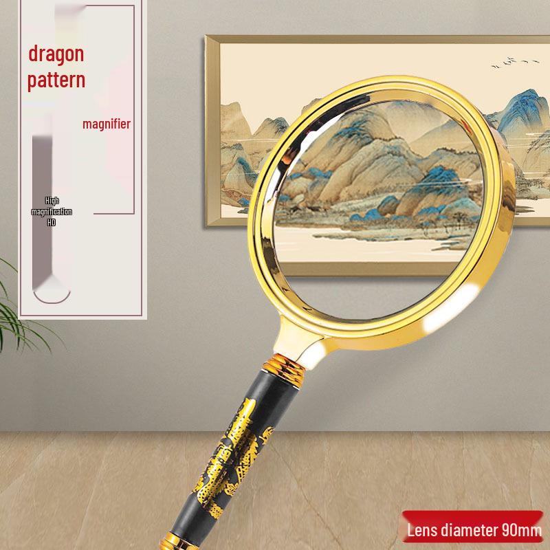 Мощная 100-кратная лупа: Многофункциональная лупа сверхвысокой четкости для чтения, идентификации и просмотра на мобильном устройстве для пожилых людей.