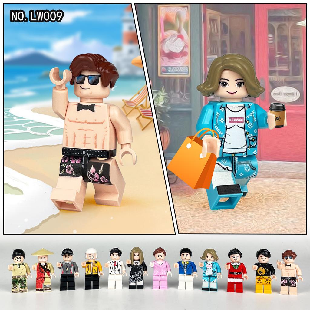 MOC City Professional Worker Персонаж Строительный блок Игрушки