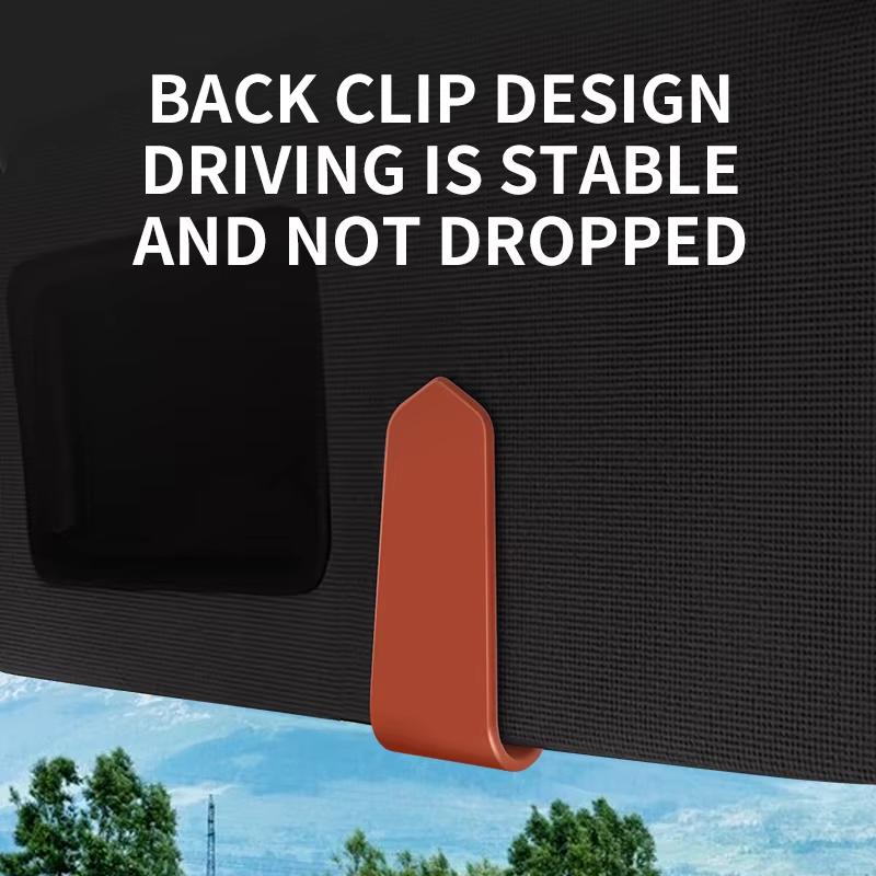 Compact Car Sunglasses Clip Sun Visor Glasses Interior Auto Eyeglasses Storage Holder Universal Sun Shade Plate Sunglasses Clamp