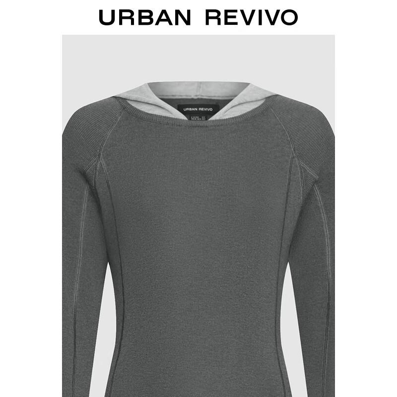 UR Women's Slim-fit Hooded A-line Dress