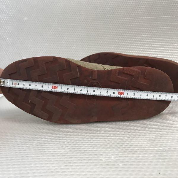 90-е годы Сделано в США Винтаж/COVE SHOE COMPANY/Замшевая кожа Белые баксы/6.5D/24.5/Бежевый/Подошва Vibram(ИСПОЛЬЗОВАЛ)