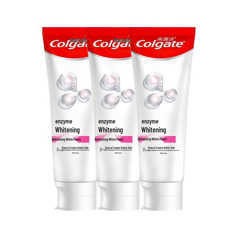 Colgate Peach Whitening Toothpaste, Triple Pack