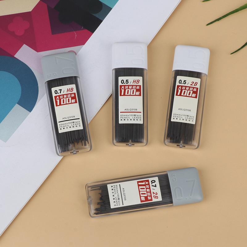 200 шт., стержни для механических карандашей, стержень для карандашей 2B/Hb, автоматический стержень для карандашей