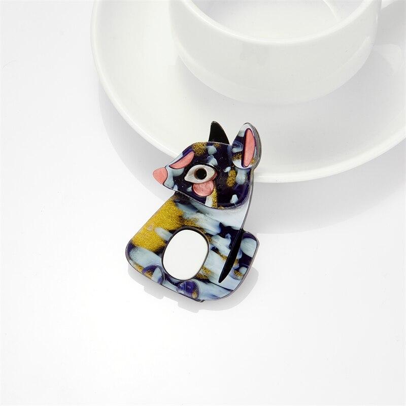 Blucome 2023 модная акриловая брошь в виде щенка, женская преувеличенная мультяшная милая брошь с лацканами, ювелирное изделие, подарок