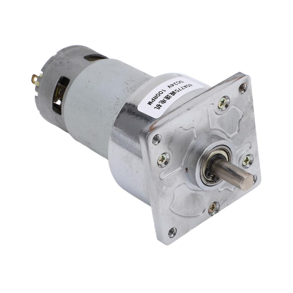 Мотор-редуктор постоянного тока 24 В 3,8 А с понижением скорости, самоблокирующийся, реверсивный червячный мотор-редуктор для машины 100 об/мин