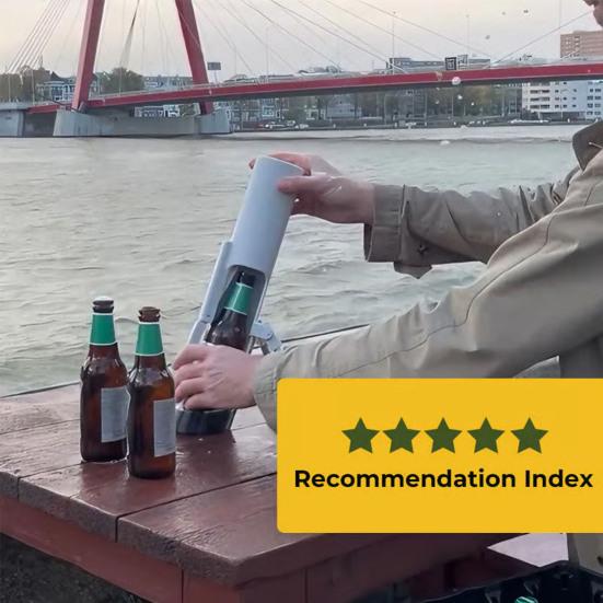 Автоматическая открывалка для бутылок, Hands-Free, управление одним пальцем, простой инструмент для снятия крышек с пивных и газированных напитков, аксессуар для бара и кухни