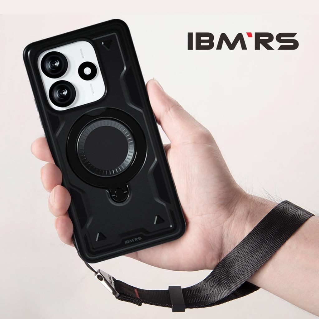 Чехол для телефона Redmi 13C 5G [магнитный противоударный] с подставкой и ремешком | Совместимость с IBMRS