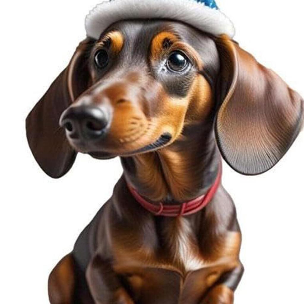 Подвеска на рождественскую елку, милая форма собаки, акриловое подвесное украшение для рождественской елки для дома, праздничное украшение