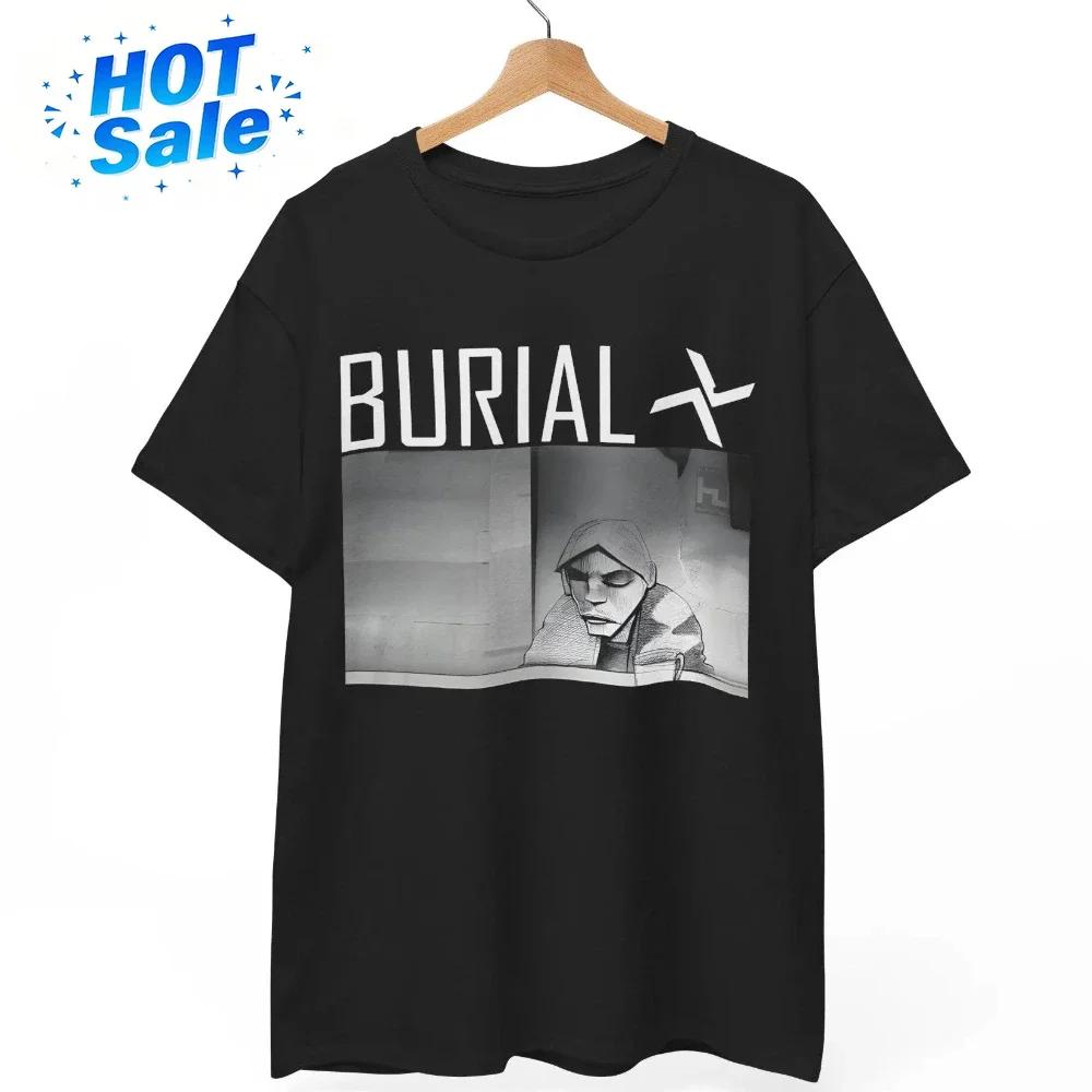 Burial Untrue Album Cover Tshirt Uk Garage Musicdubstep Music Tshirt Unisex Pure Cotton Streetwear Allseason Base Layer