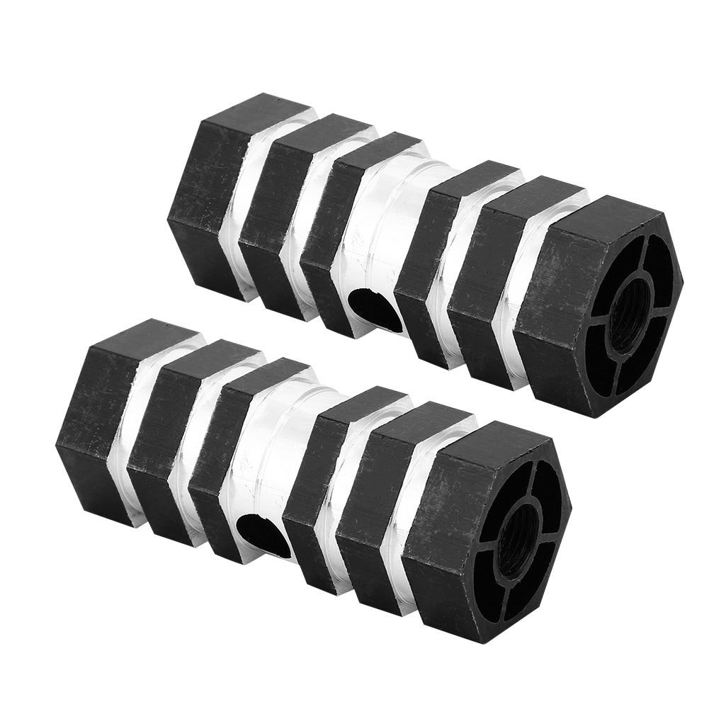 Колышки для задней оси велосипеда Колышки для велосипеда из алюминиевого сплава Колышки для BMX (черный)