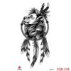 1PCS Waterproof Tattoos Temporary Tattoo Sticker Flowers Rose Body Tattoos for Women Art Arm Hand Tattoos Wolf Tiger Lion Painting Tatoos