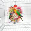 Parrot Toy Natural Bark Wood Blocks Bird Chew Toy Relieves Anxiety Bite-resistant Parrot Cage Toy Bird Supplies