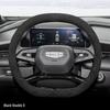 Чехол на руль для Geely Boyue L, Boyue COOL, Galaxy L7/L6 и Xingrui - Ультратонкий зимний чехол-оплетка из замши