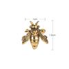 1 PC Bee Insect Gifts For Women Gold Silver Color Stud Earrings Jewelry Clip Earrings Ear Cuffs