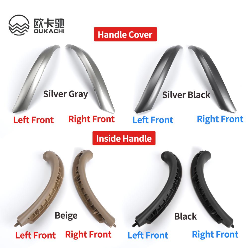 Automobile Exterior Decoration Parts Inner Handle Door Panel Pull Trim Cover Front Left Right Side for BMW X5 E53 1999-2006