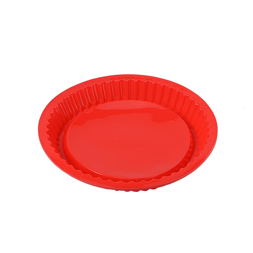 10 Inch Pizza Round Silicone Mold Lace Edge Baking Pans Handmade Cookie Loaf Tray Thin Cake Mould Kitchen Gadgets Tools