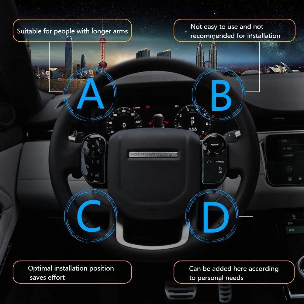 2025 Новая ручка-шар для рулевого колеса автомобиля, вращающаяся на 360°, ручка-усилитель для Skoda Octavia Fabia Rapid Yeti Kodiaq Sup