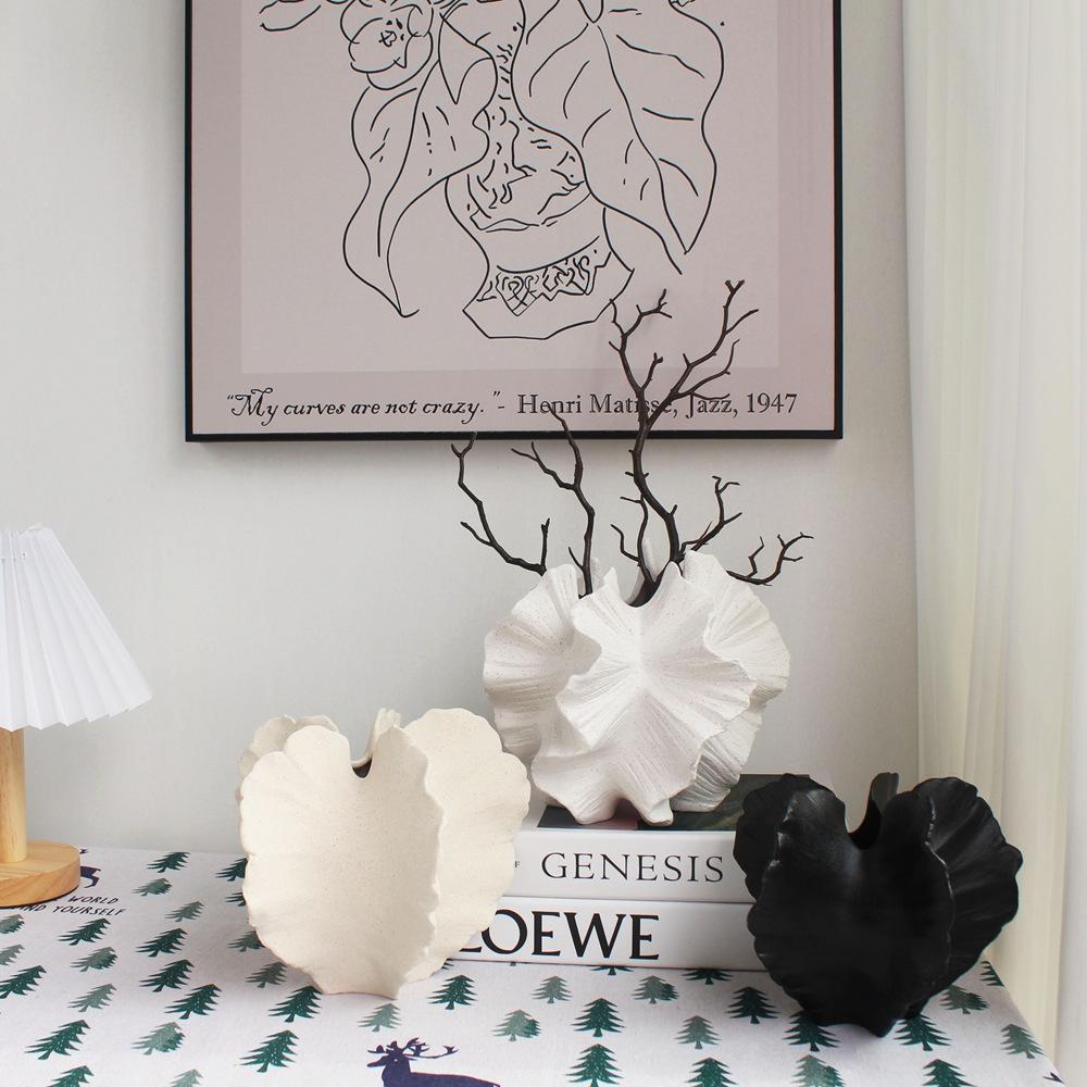 Творческая жизнь Керамическая ваза Ремесло Гостиная Цветочная композиция Украшение для дома Декор Творческий абстрактный стол Скандинавский минимализм