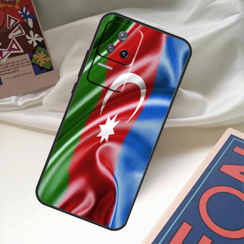Azerbaijan Flag Case For POCO X6 Pro X3 X5 F3 F5 M5s M6 Pro Xiaomi 14 Ultra 11T 12T 13T Pro 12 13 Lite Cover