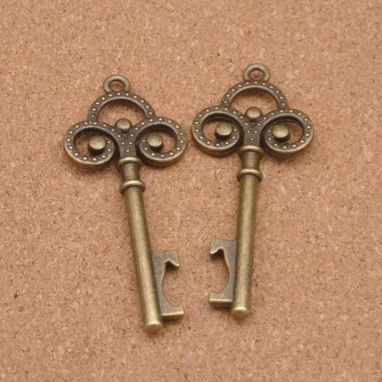 Модный портативный открывалка для бутылок в форме ключа для украшения пива, свадебный инструмент