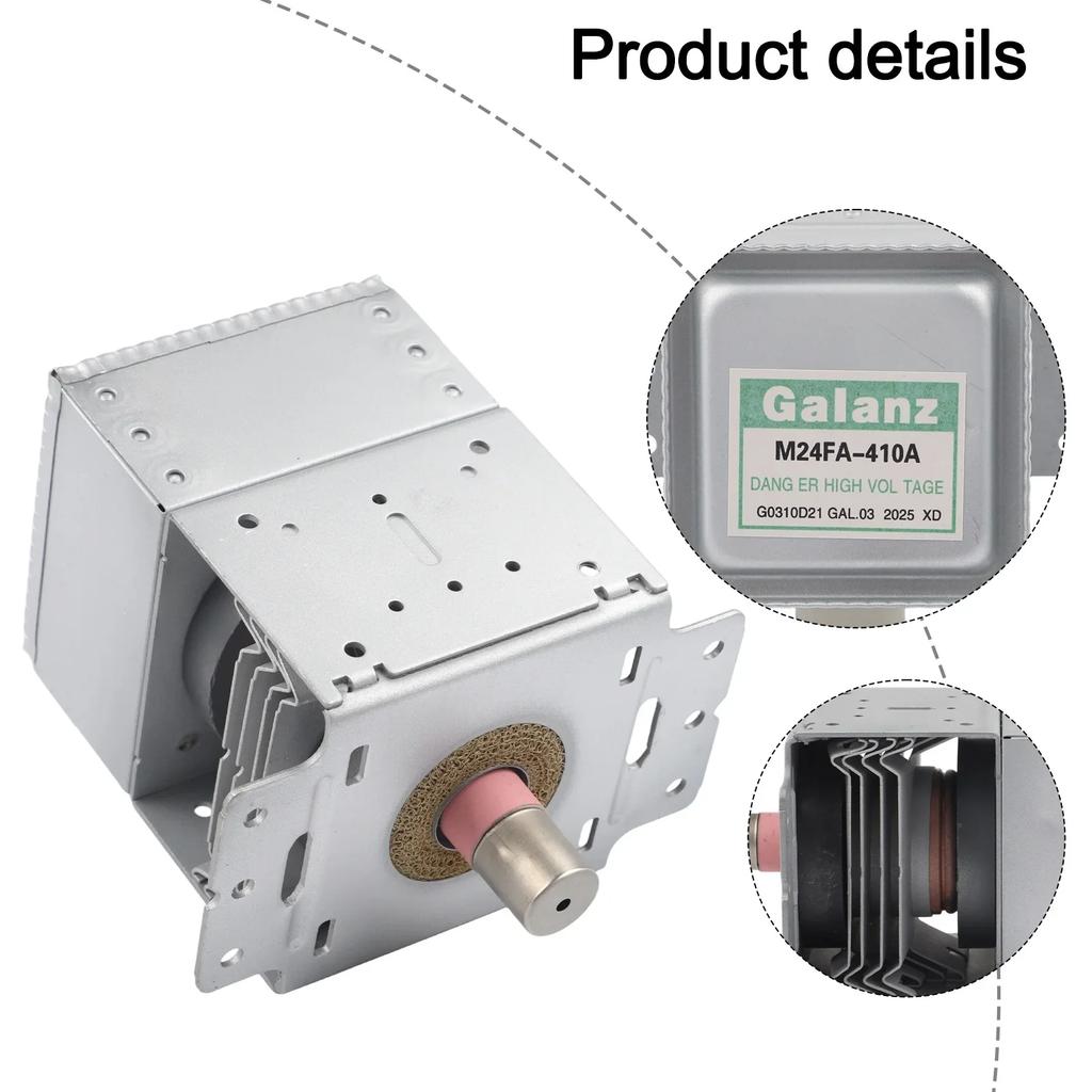 Запасные части для микроволновой печи M24FB-410A Магнетрон Размер монтажного отверстия 9,5 см 3,5 см Надежные запасные части Повышает эффективность