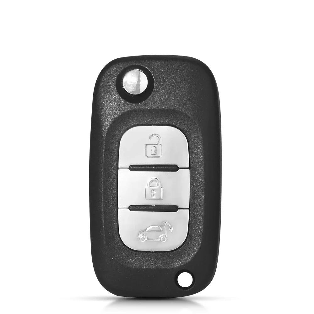 3/4 кнопки дистанционного ключа автомобиля чехол чехол брелок для Mercedes Benz Smart Fortwo 453 Forfour 2015 2016 2017 складной ключ
