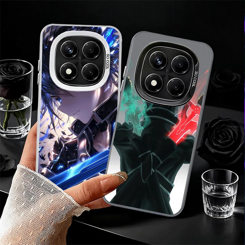 Мягкий чехол для телефона Sword Art Online Кирито для Xiaomi Redmi Note 13 14 15 Pro Plus 12S 12 11S 11 11T 10S 10 Ударопрочный чехол Задняя панель S