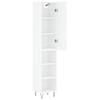 Highboard White 34.5 x 34 x 180 cm Particleboard