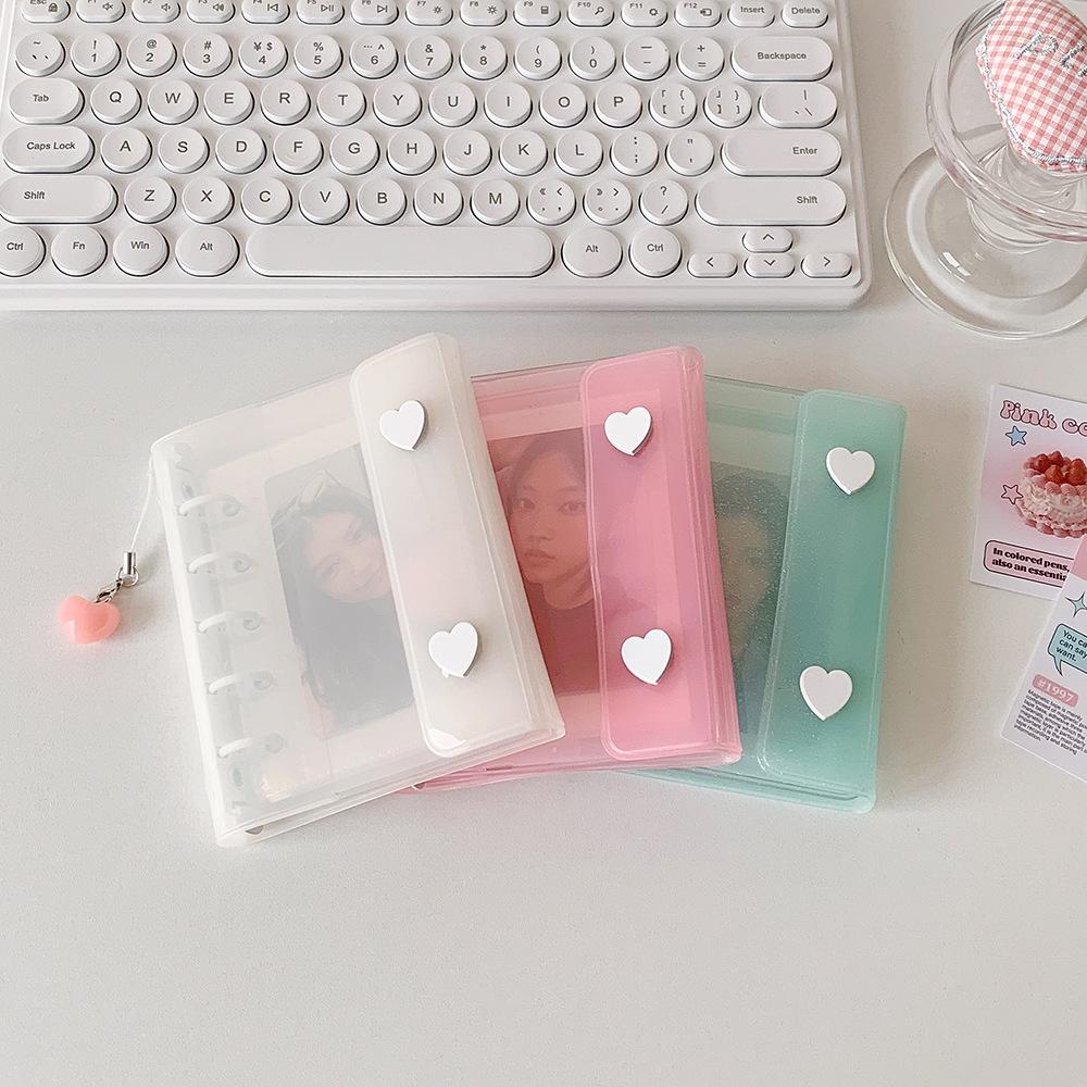 3in ID Photo ID Photo Photocard Frame PVC Card Cover Idol Card Display Protector  School Stationery