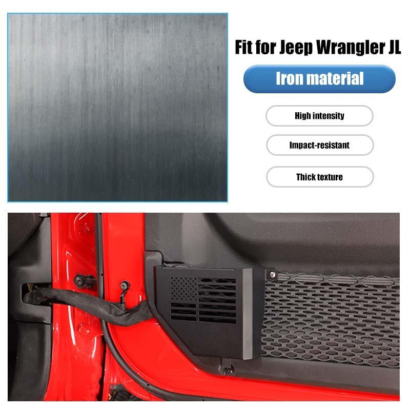 Front Door Pocket Storage Box Organizer Container For Jeep Wrangler JL For JT Gladiator 2018-2023  Stowing Tidying Accessories
