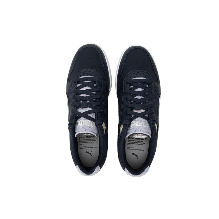 Puma RBD Game Low Unisex Navy Blue White Grey Lifestyle Sneakers 386658-02