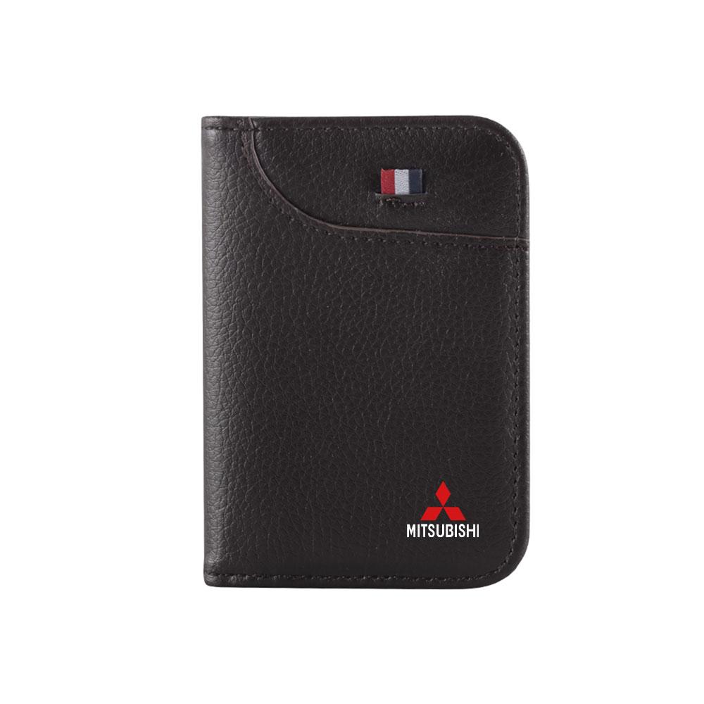 cxpzhg1 Car Driving Document Bag ID Passport Card Wallet Card Pouch PU Leather for Mitsubishi Asx Lancer 10 Outlander 3 l200 Xpander