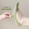 5 пар женских летних тонких однотонных хлопковых носков Ice Silk Invisible Non Slip