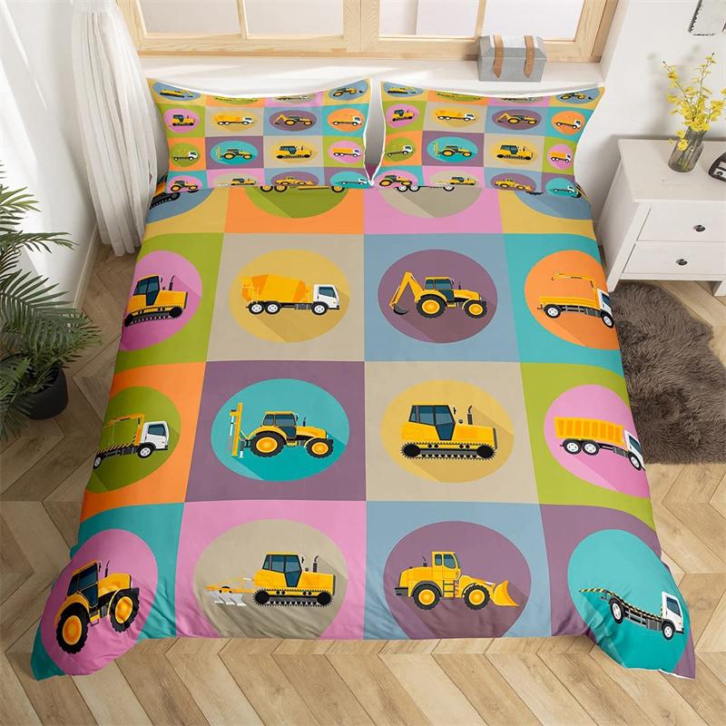 Cartoon Animal Duvet Cover Twin King Cute Cat Bedding Set Microfiber Paw Butterfly Floral Comforter Cover For Kids Girl Bedroom