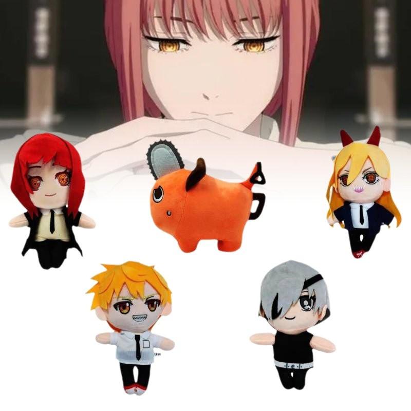 High Quality Chainsaw Man Denji Power Quanxi Makima Pochita Plush Toy Soft Squeezable Unique Kids Gift
