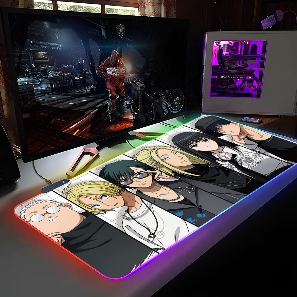 T-Taro S-Sakamoto-S Коврик для мыши Коврик для мыши с RGB-подсветкой Коврик для мыши для ноутбука Коврик для мыши для ноутбука Игровой Коврик для компьютерного стола Игровые аксессуары