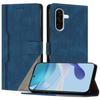 For Samsung Galaxy A36 5G Leather Case Triangle Patchwork Wallet Stand Shockproof Phone Cover