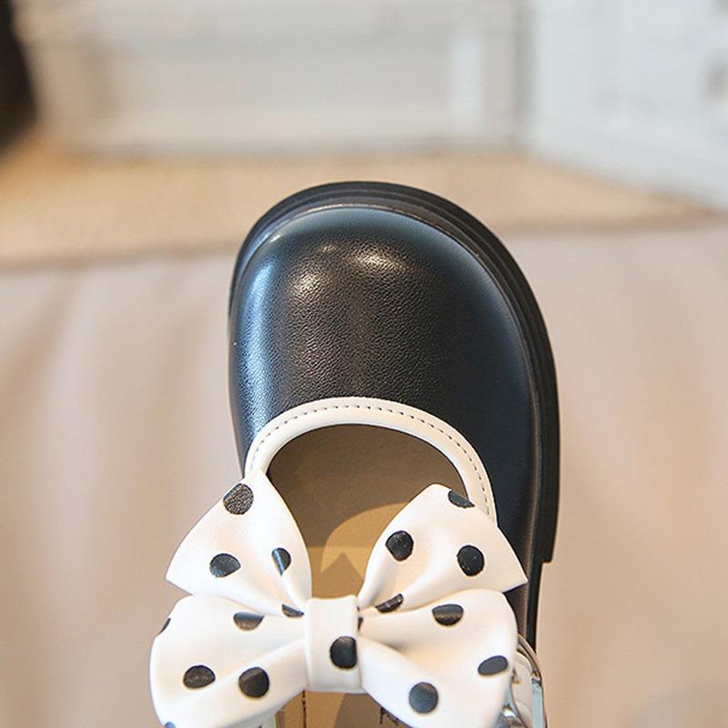 Детская обувь Детские одинарные туфли с милым бантиком